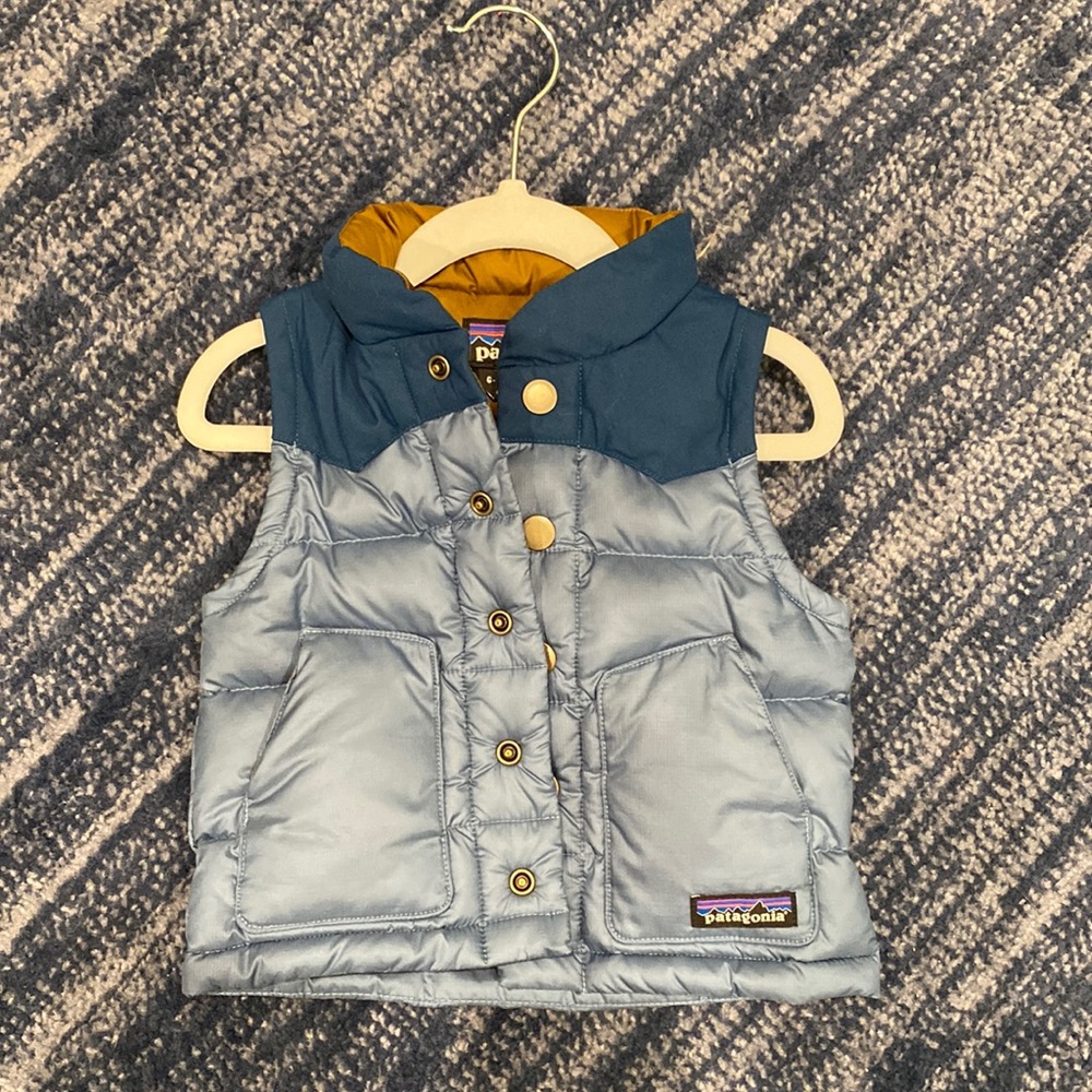 Patagonia vest that fits 6-12m